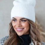 Czapka Emanulli - Śmietankowy