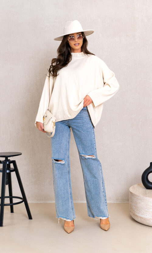 Sweter Sybillss - Śmietankowy, S/M