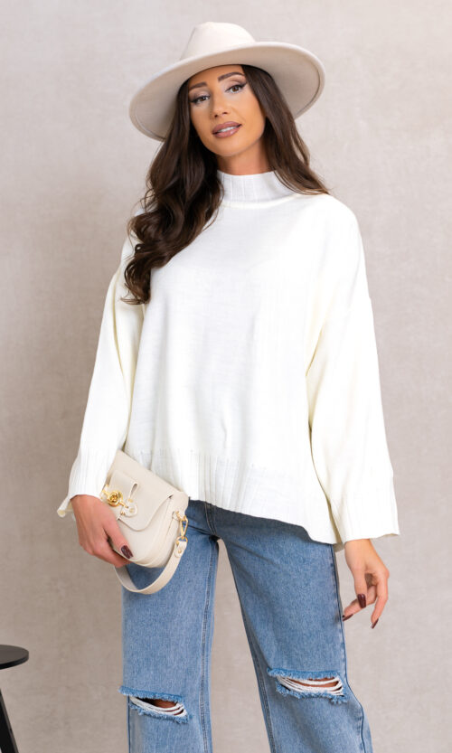 Sweter Sylwii - L/XL, Biały