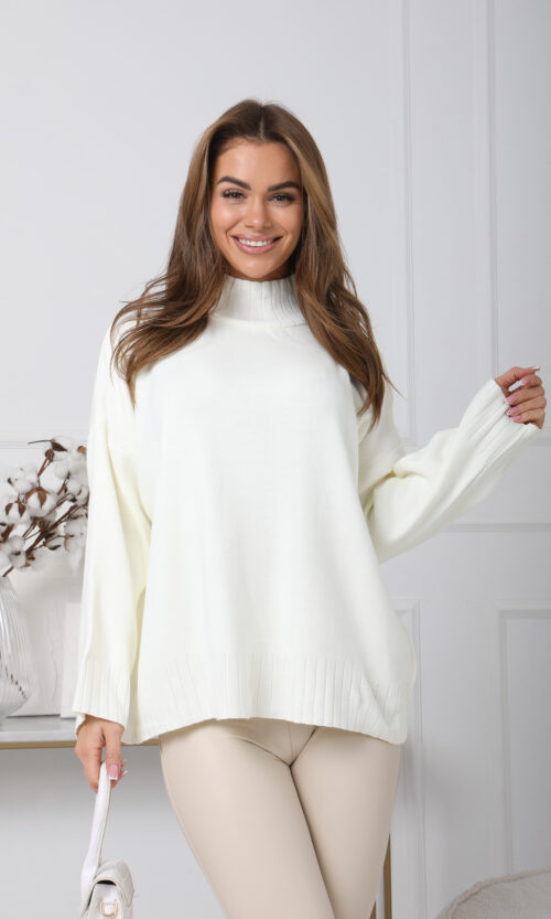 Sweter Sylwii - S/M, Biały
