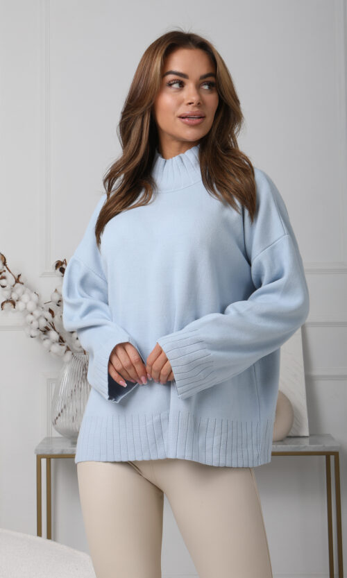 Sweter Sylwii - S/M, Błękitny