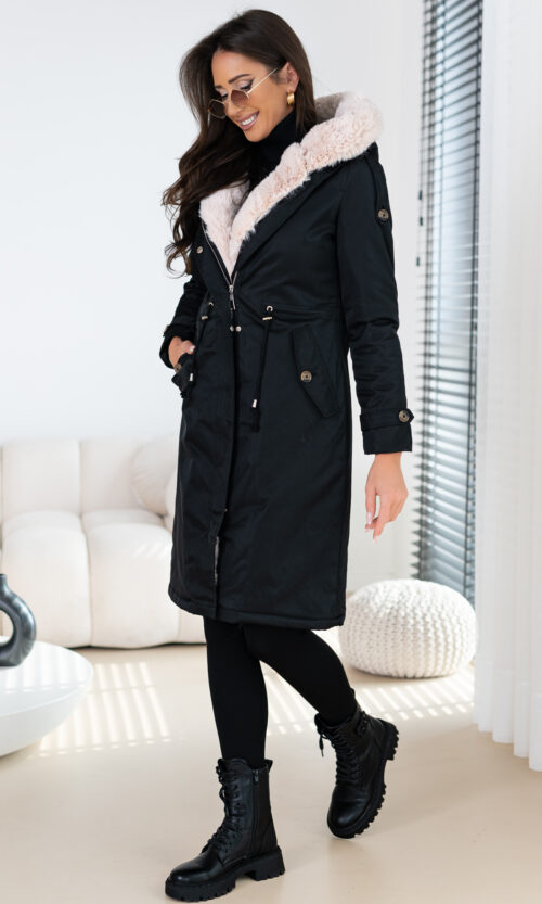 Kurtka/płaszcz FILESTI - Czarny, S