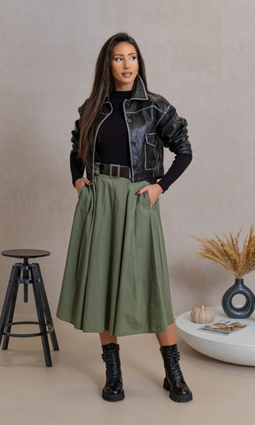 Spódnica Oleandrii - XS/S, Khaki