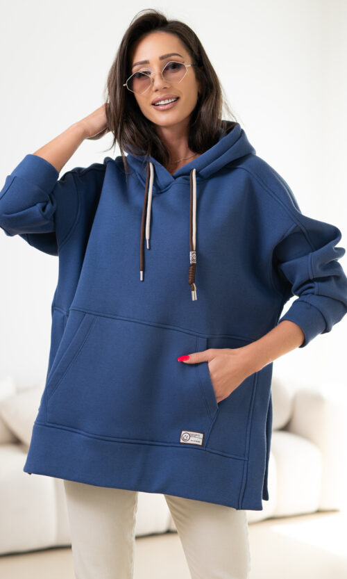 Bluza Polonerii - Nasycony NIebieski, XS/M