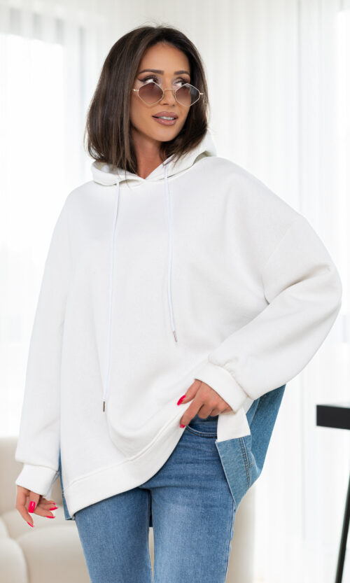 Bluza Sani - S/M, Biały