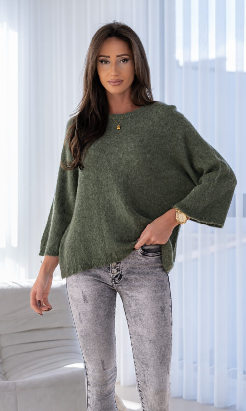 Sweter Georgina - S/M, Khaki