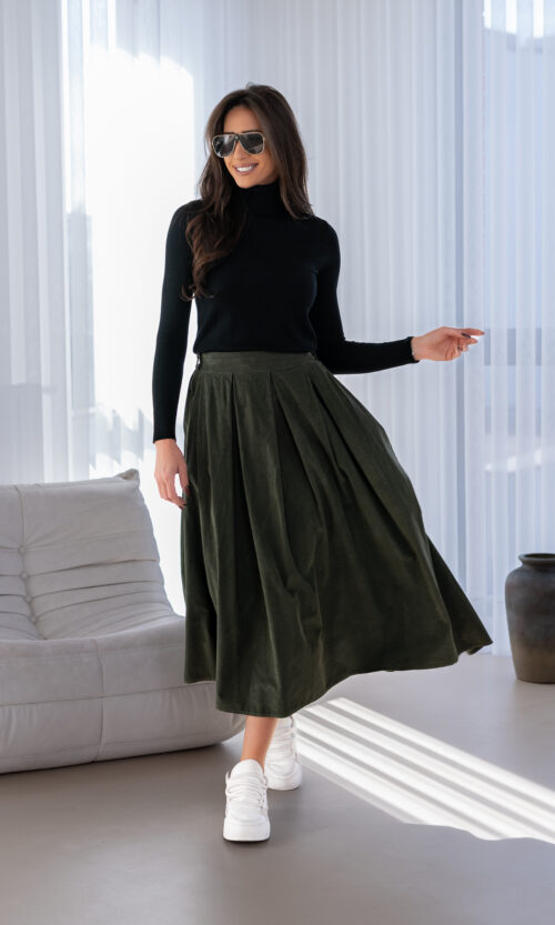 Spódnica Jaki - Fango (odcień brazu), XS/S