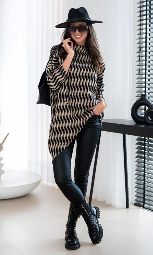 Bluzka NARIMESI - Beżowy, M/L