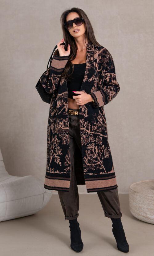 Kardigan Wild - Czekoladowy, M/L