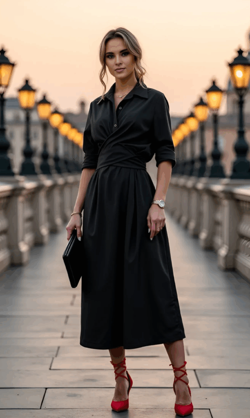 Sukienka Julie - Czarny, S/M
