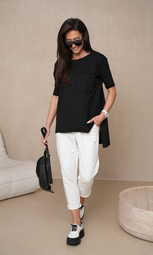 Bluzka/Tunika Bibi - XS/S, Czarny