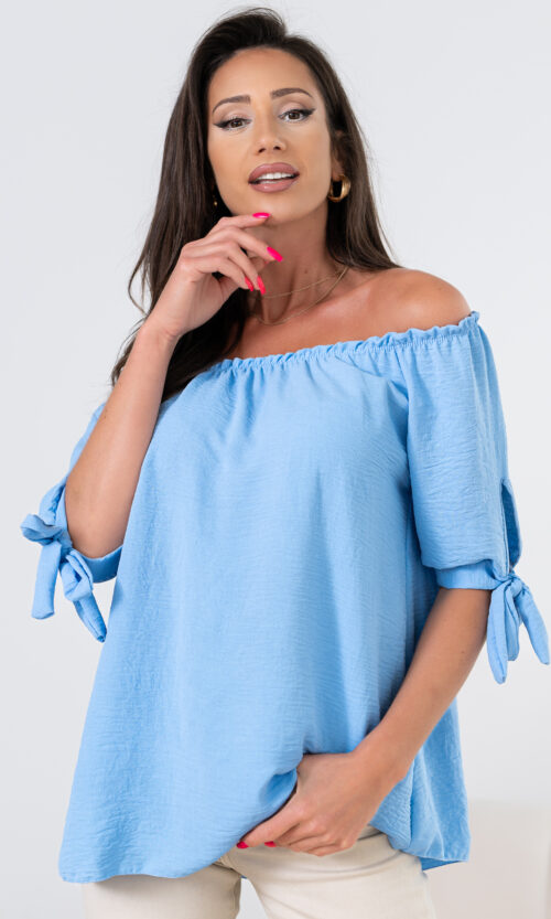 Bluzka Gomeza I - M/L, Błękitny