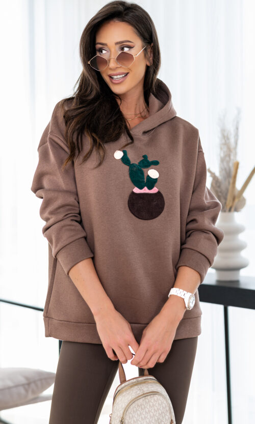 Bluza Kittings - Czekoladowy, XS/M
