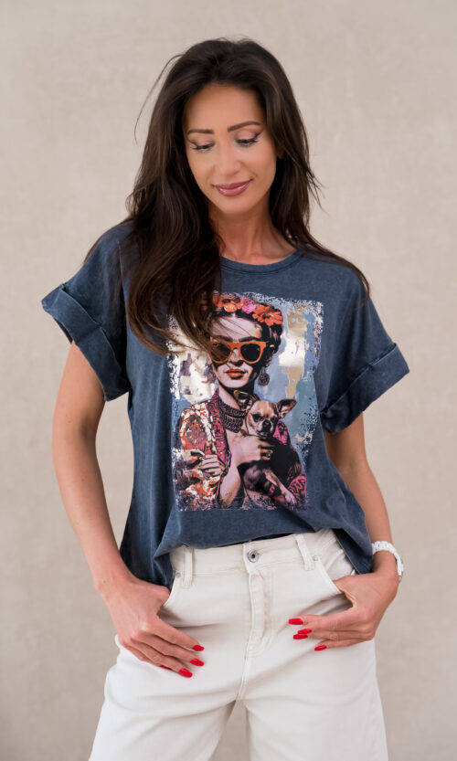 T-shirt Frida III - XS, Grafit