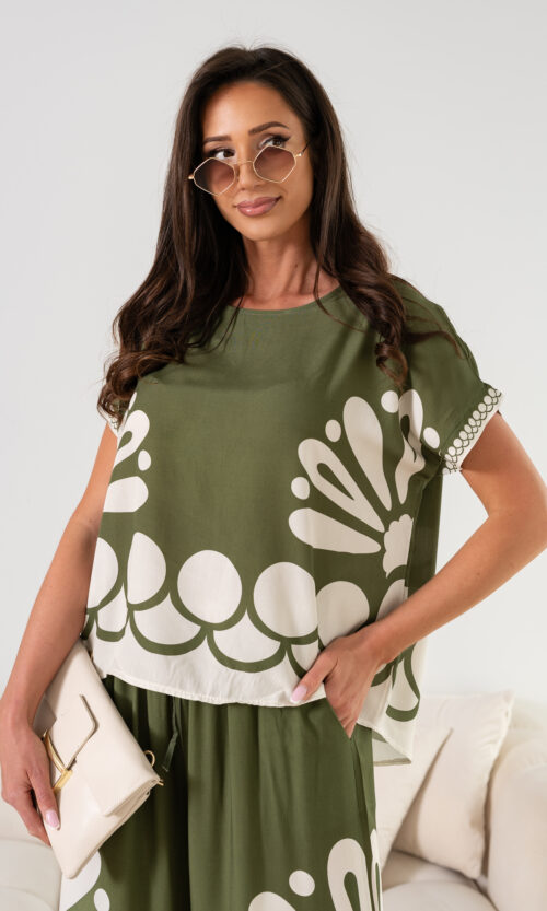 Bluzka Silvana II - XS/S, Khaki
