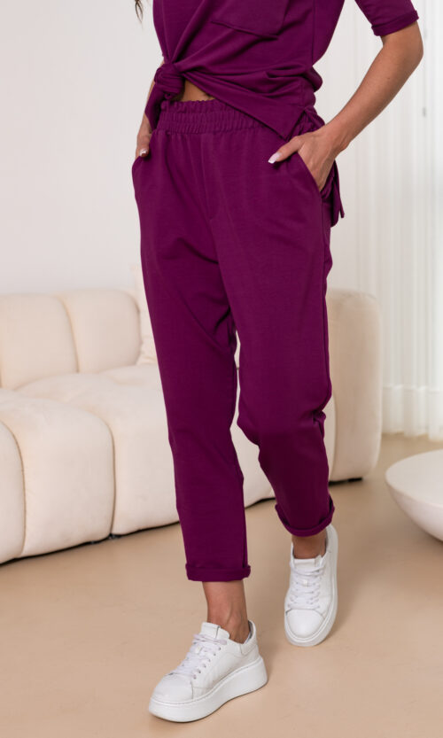 Spodnie Bibi - XL/XXL, Burgund