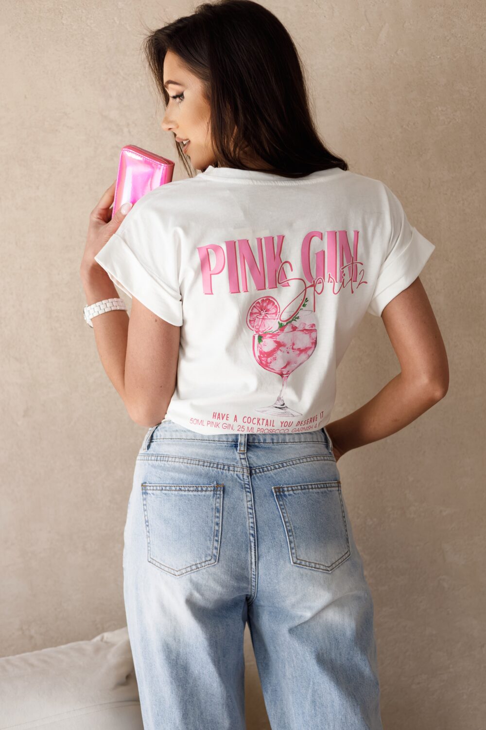 T-shirt Pink Gin - obrazek 3