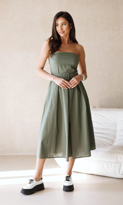 Sukienka Elovi - Khaki, XS/S