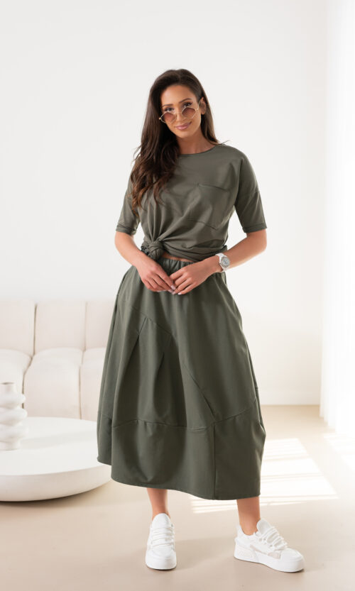 Spódnica BIBI - XS/S, Khaki