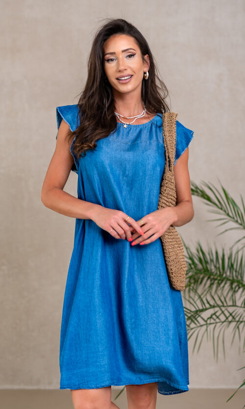 Sukienka Rabellinda - Ciemnijeszy jeans, L/XL