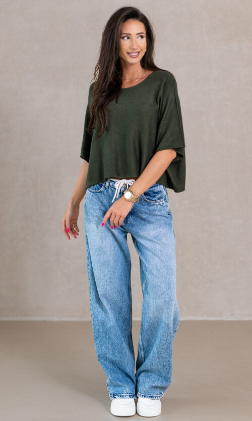 Sweter Lara - Khaki, M/L