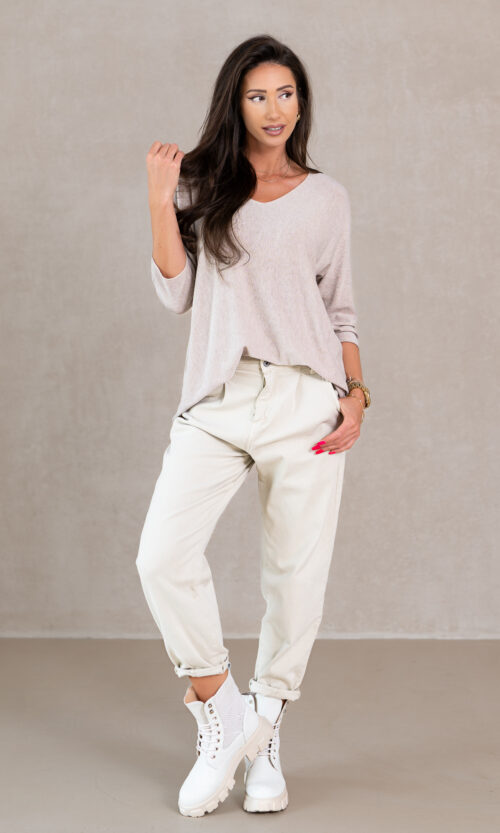 Spodnie Omma - XS, Beżowy