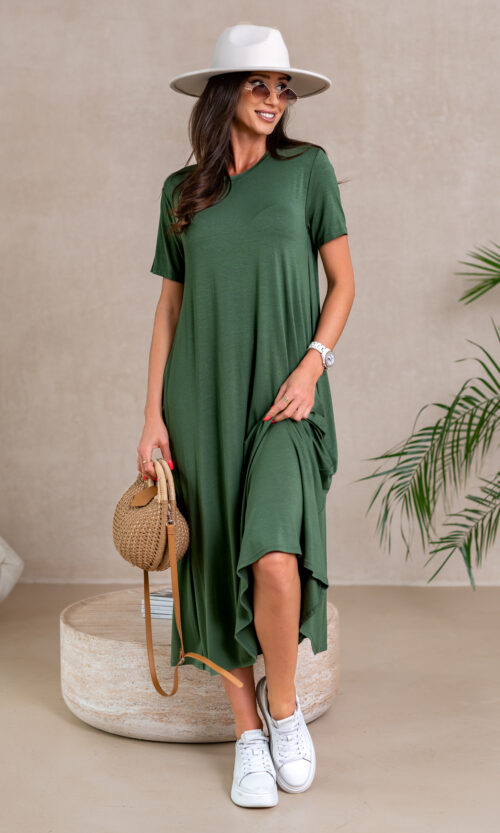 Sukienka Lumino - Khaki, XS/S
