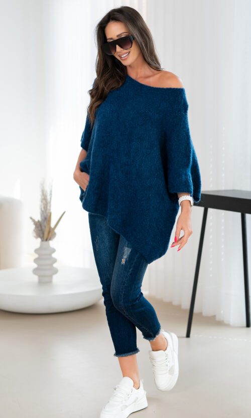 Sweter LiLo - L/XL, Nasycony NIebieski