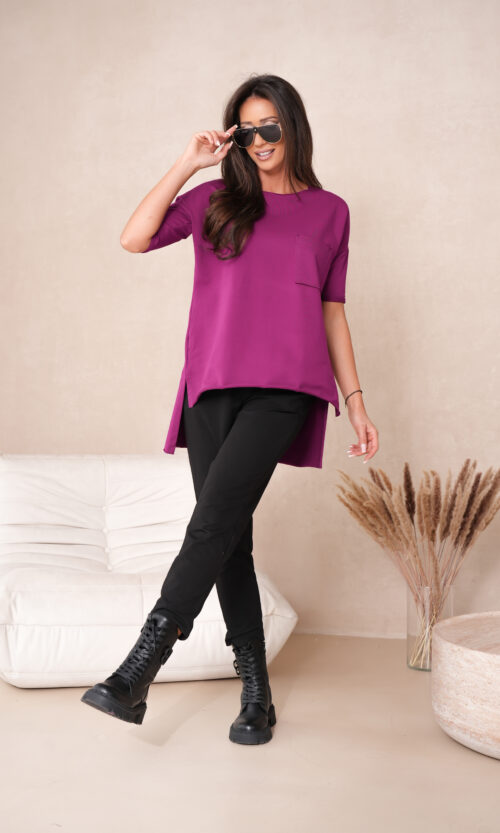 Bluzka/Tunika Bibi - XS/S, Burgund