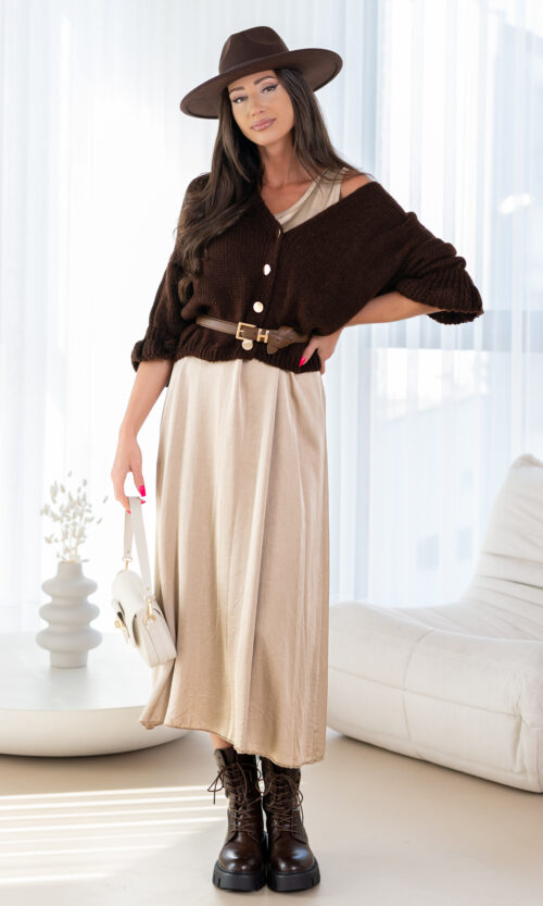 Sukienka Florii - Szampański, XS/S