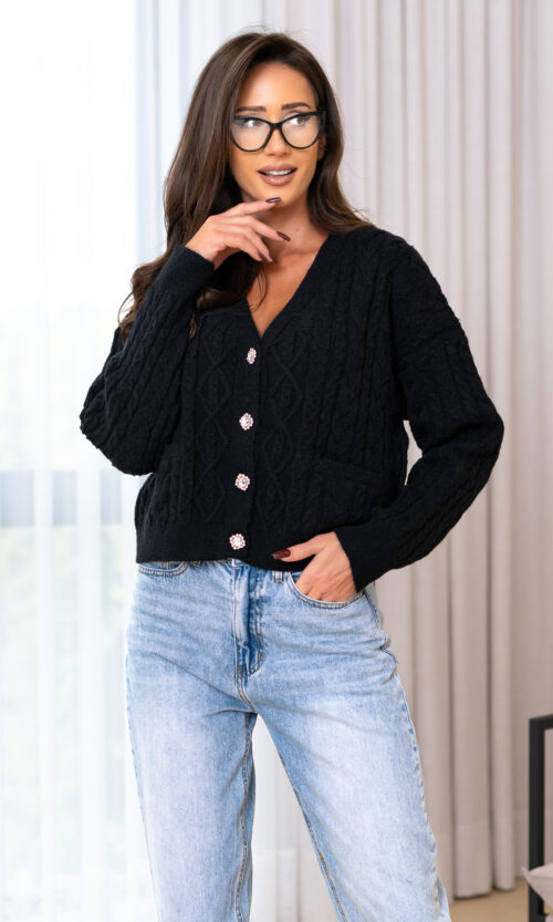 Sweter Rubbi - Czarny, S/M