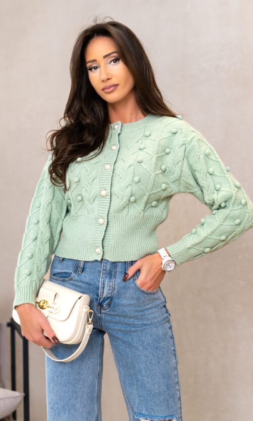 Sweter Stella II - Jasny Zielony, XS/S