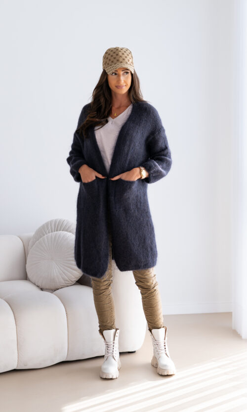 Kardigan Moncelli - XS/M, Grafit