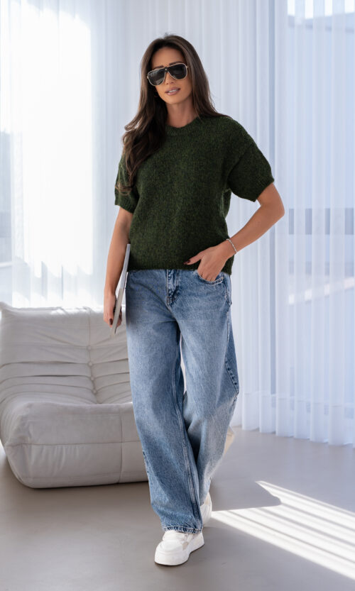 Sweter Morinni - Ciemny Zielony, XS/S