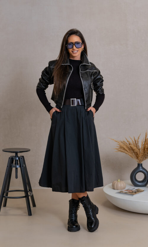 Spódnica Oleandrii - XL/XXL, Czarny