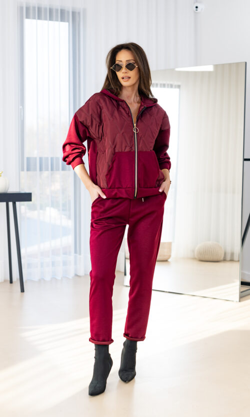 Komplet OXI - XS/S, Bordowy