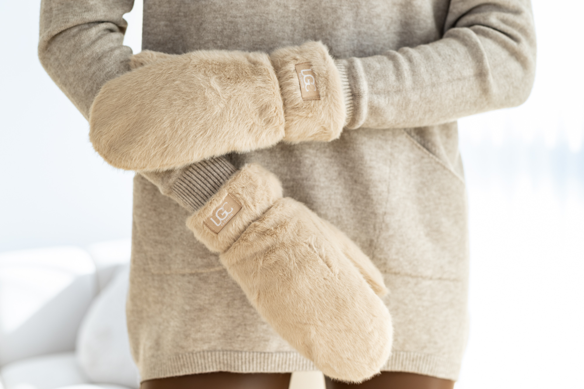 Rękawice FUTERKO GRUBE OCIEPLANE zimowe MIŚ - obrazek 15