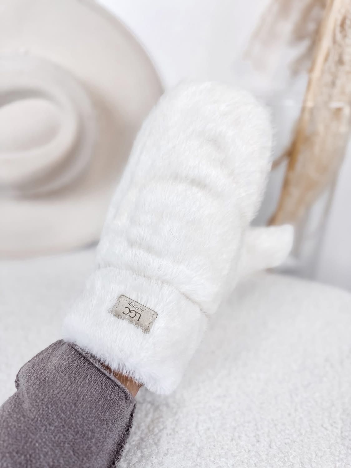 Rękawice FUTERKO GRUBE OCIEPLANE zimowe MIŚ - obrazek 3