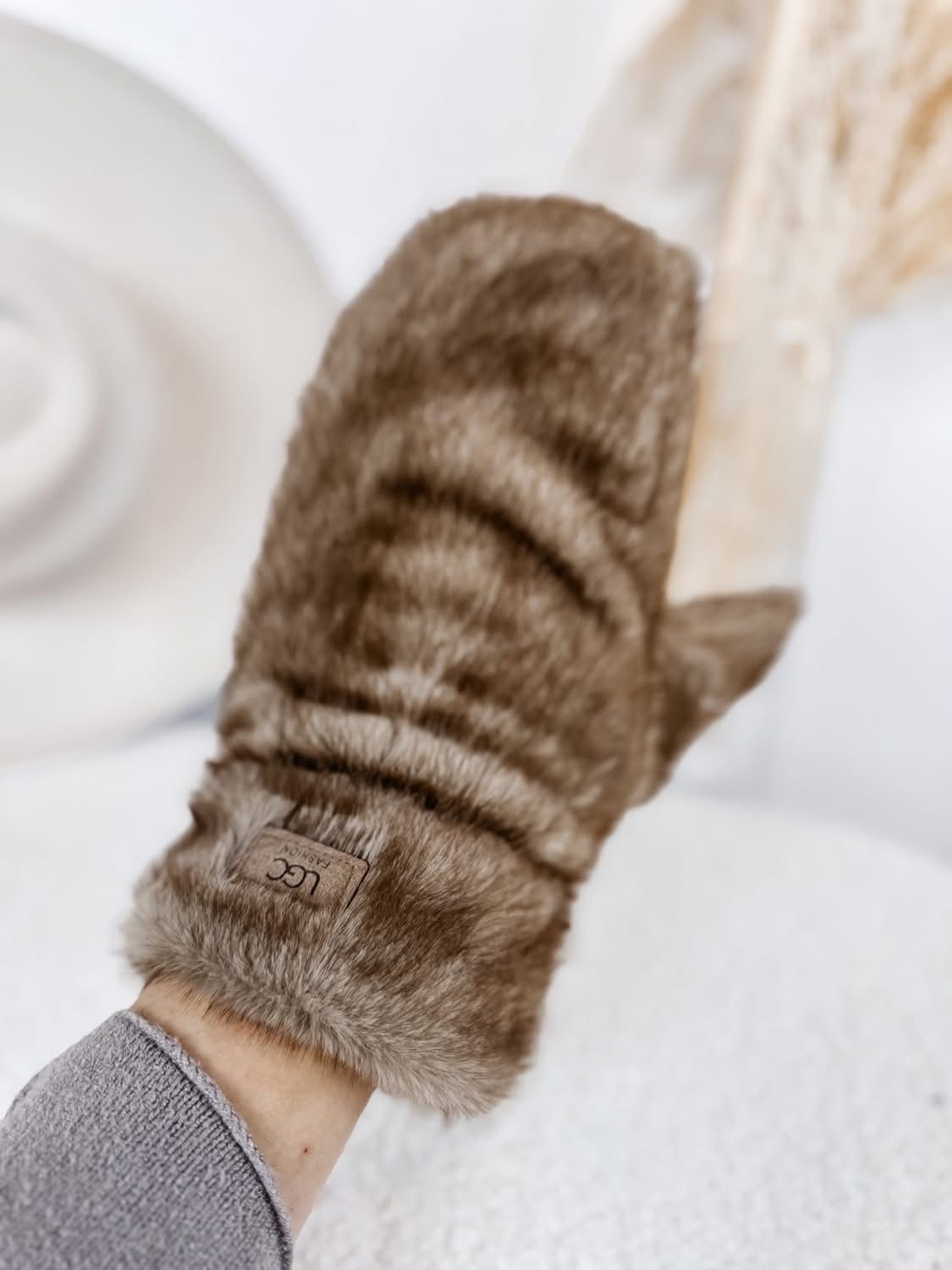 Rękawice FUTERKO GRUBE OCIEPLANE zimowe MIŚ - obrazek 4