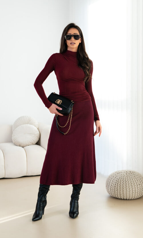 Spódnica Benetta - XS/S, Bordowy