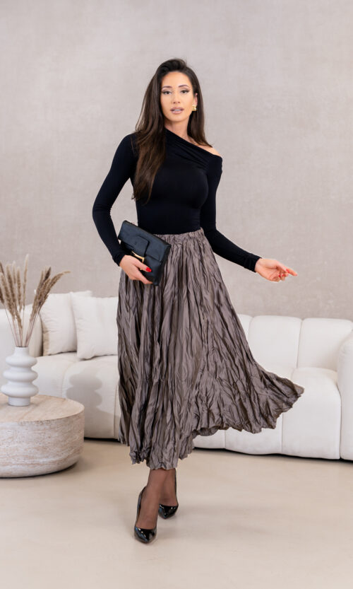 Spódnica Boni - Fango (odcień brazu), S/M