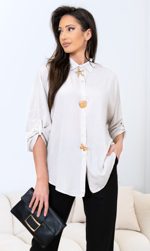 Koszula Marilla - XS/S, Beżowy