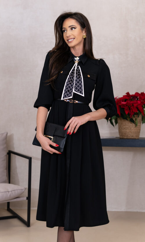 Sukienka Koszulowa Marabella - Czarny, 44