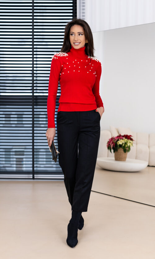 Golf Pearl Luxe - Czerwony, S