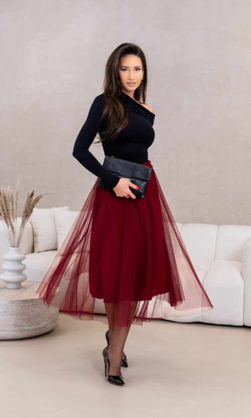 Spódnica Berreni - XS/S, Bordowy