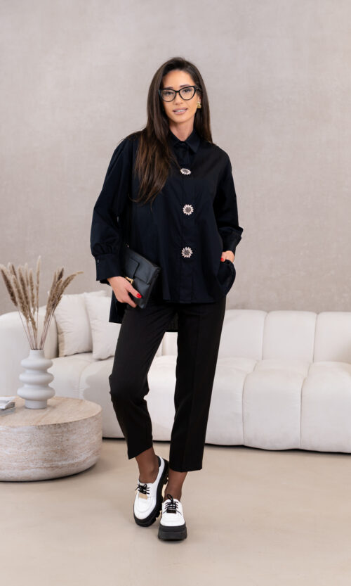 Koszula Brili - S/M, Czarny