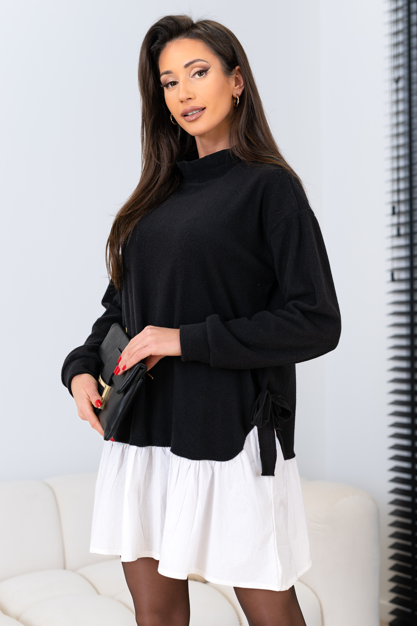 Sukienka/tunika Monochrome Chic II - obrazek 5