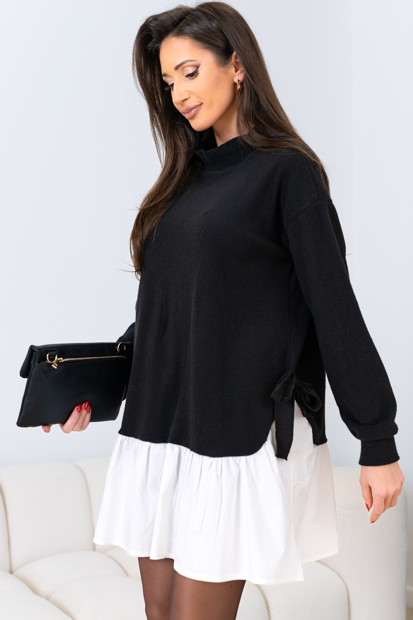 Sukienka/tunika Monochrome Chic II - obrazek 6