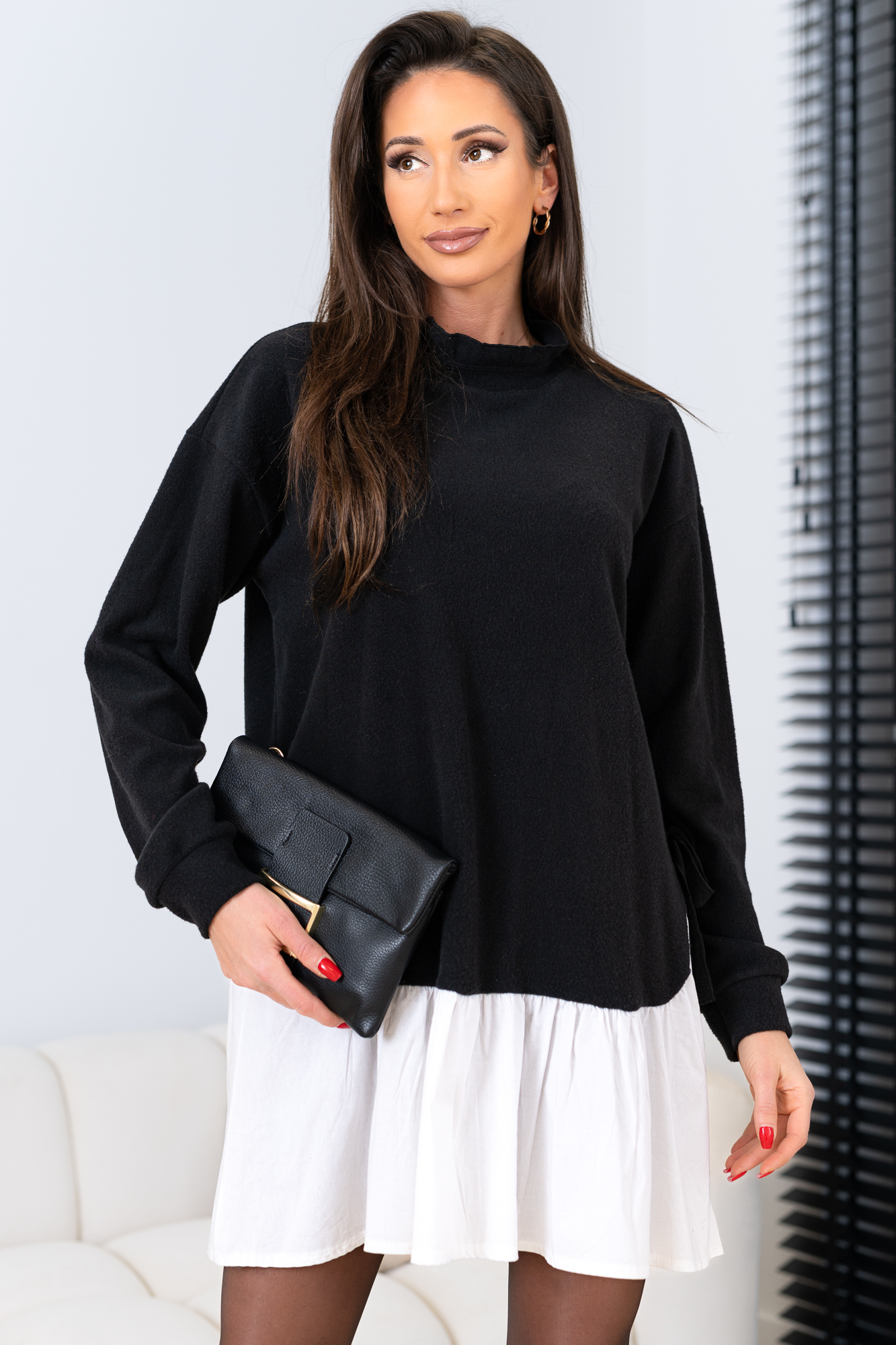 Sukienka/tunika Monochrome Chic II - obrazek 7