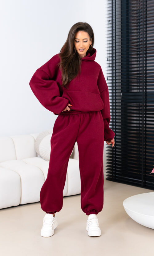 Viralowy komplet JA-MODA - XS/S, Bordowy